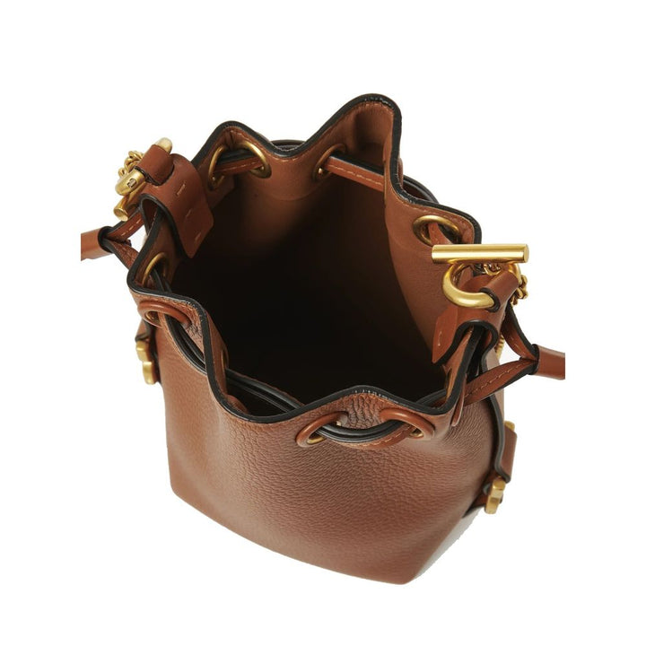 Brown Calfskin Backet Bag Chloé