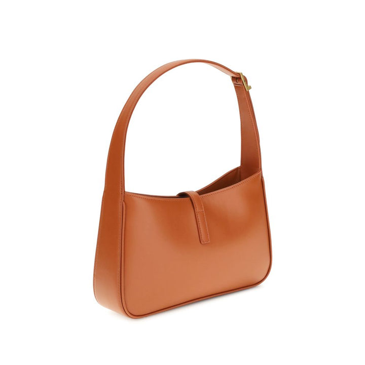 Orange Calf Leather Bos Taurus Handbag Saint Laurent