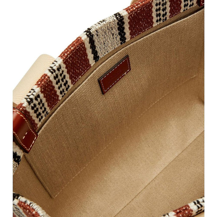 Brown Linen Tote Bag Chloé