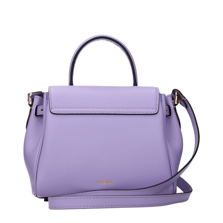 Pink Leather Handbag Versace