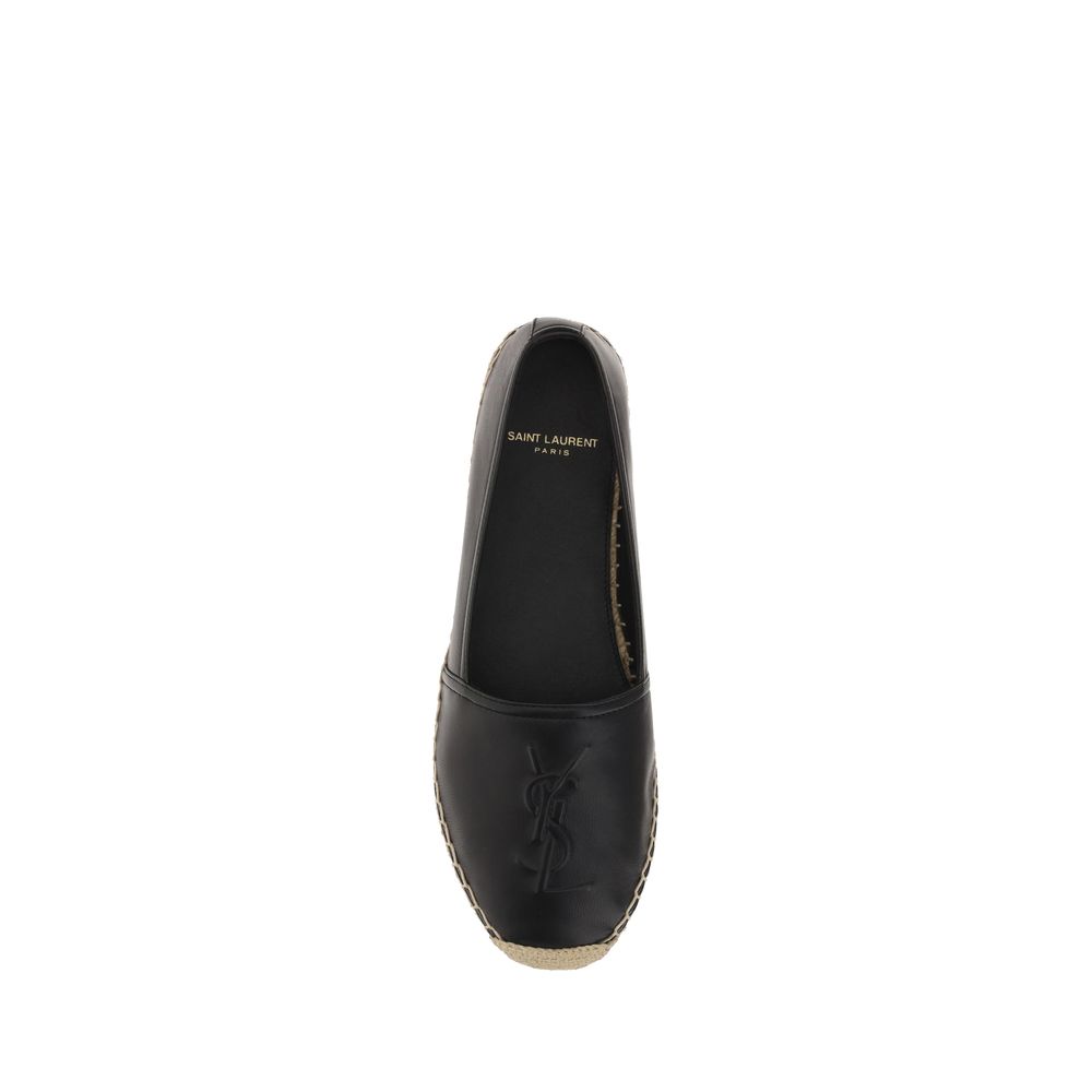 Black Lamb Ovis Aries Aries Espadrilles Saint Laurent