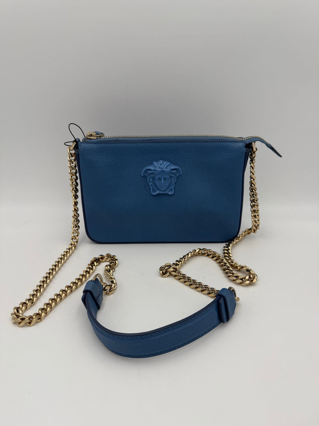VERSACE LA MEDUSA Leather Shoulder Bag Versace