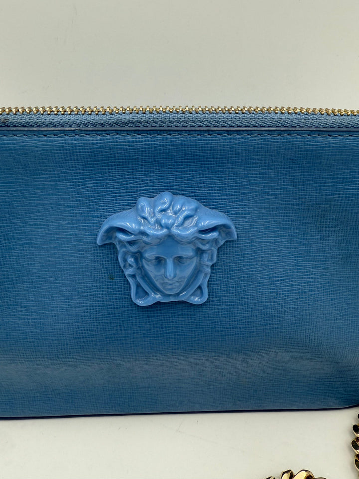 VERSACE LA MEDUSA Leather Shoulder Bag Versace