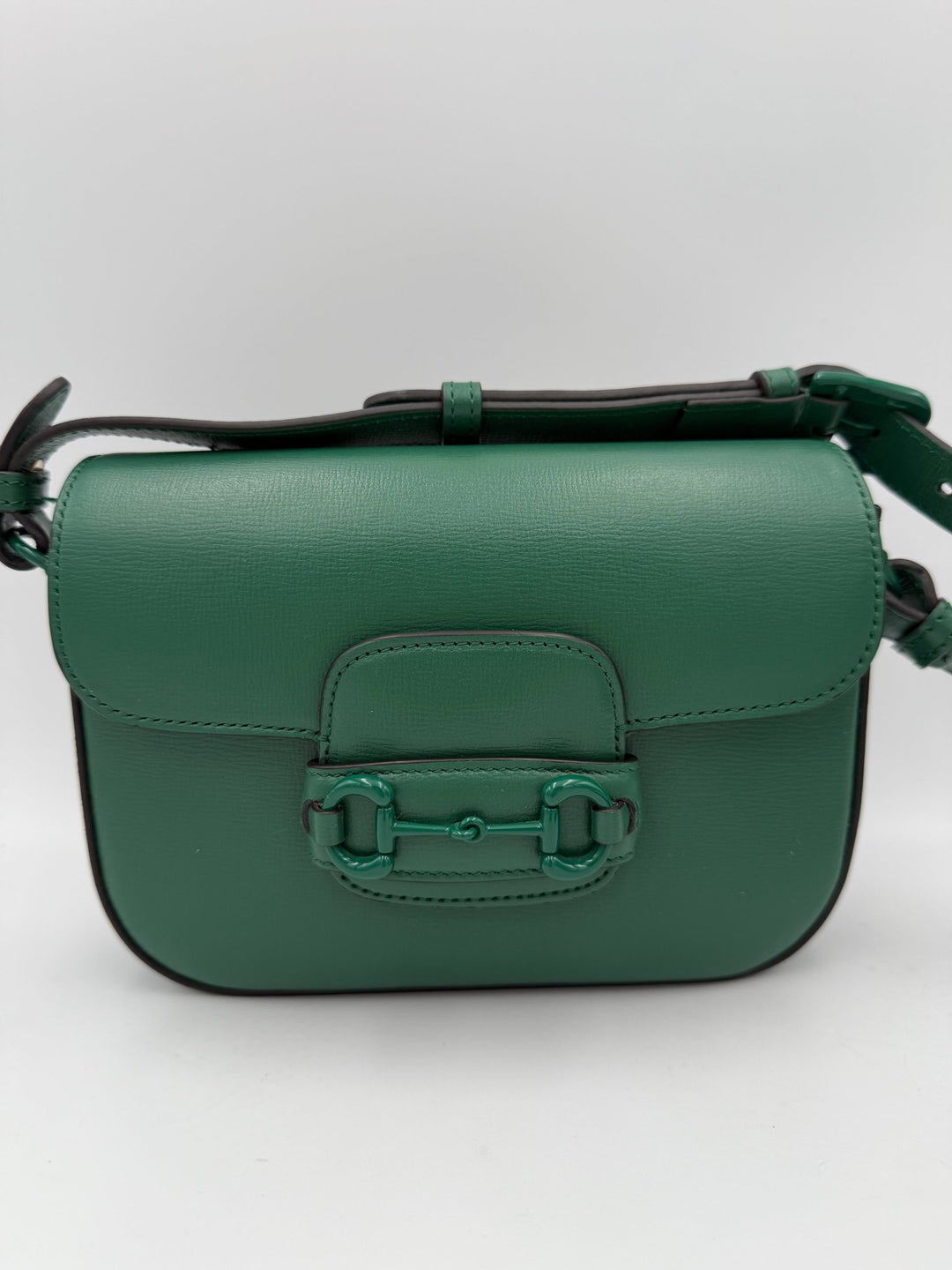 GUCCI HORSEBIT 1955 Emerald Handbag Gucci