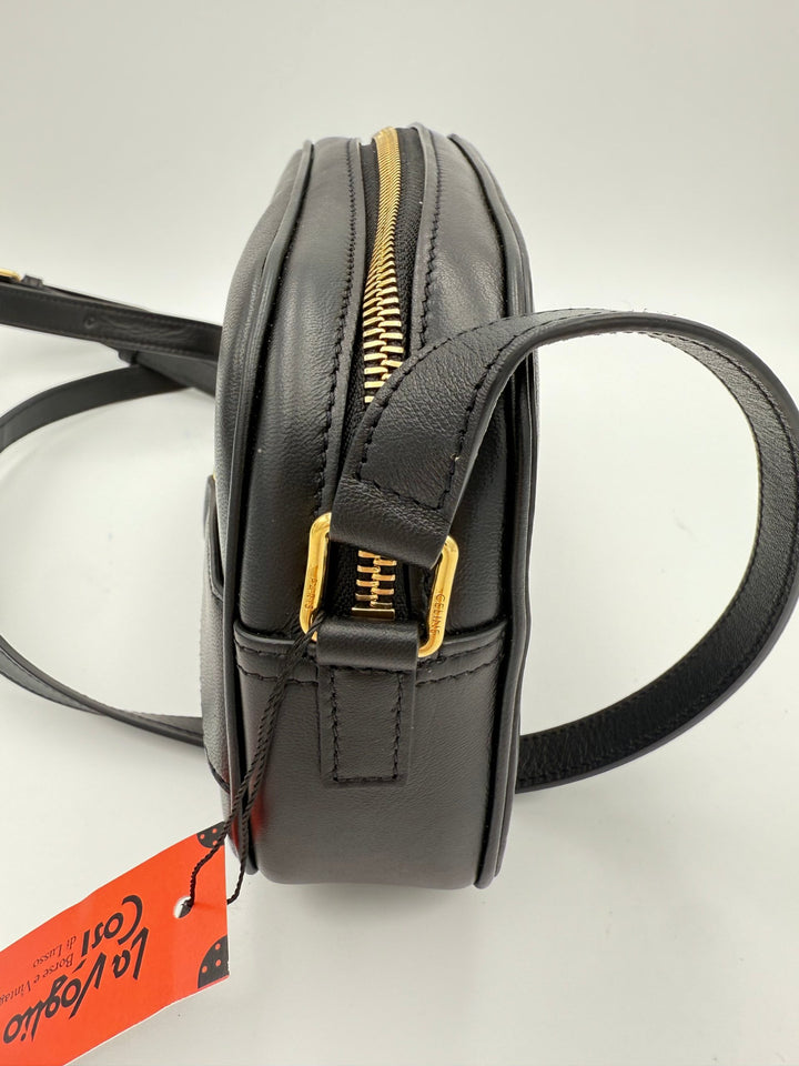 CELINE CRECY Plain Black Handbag Celine