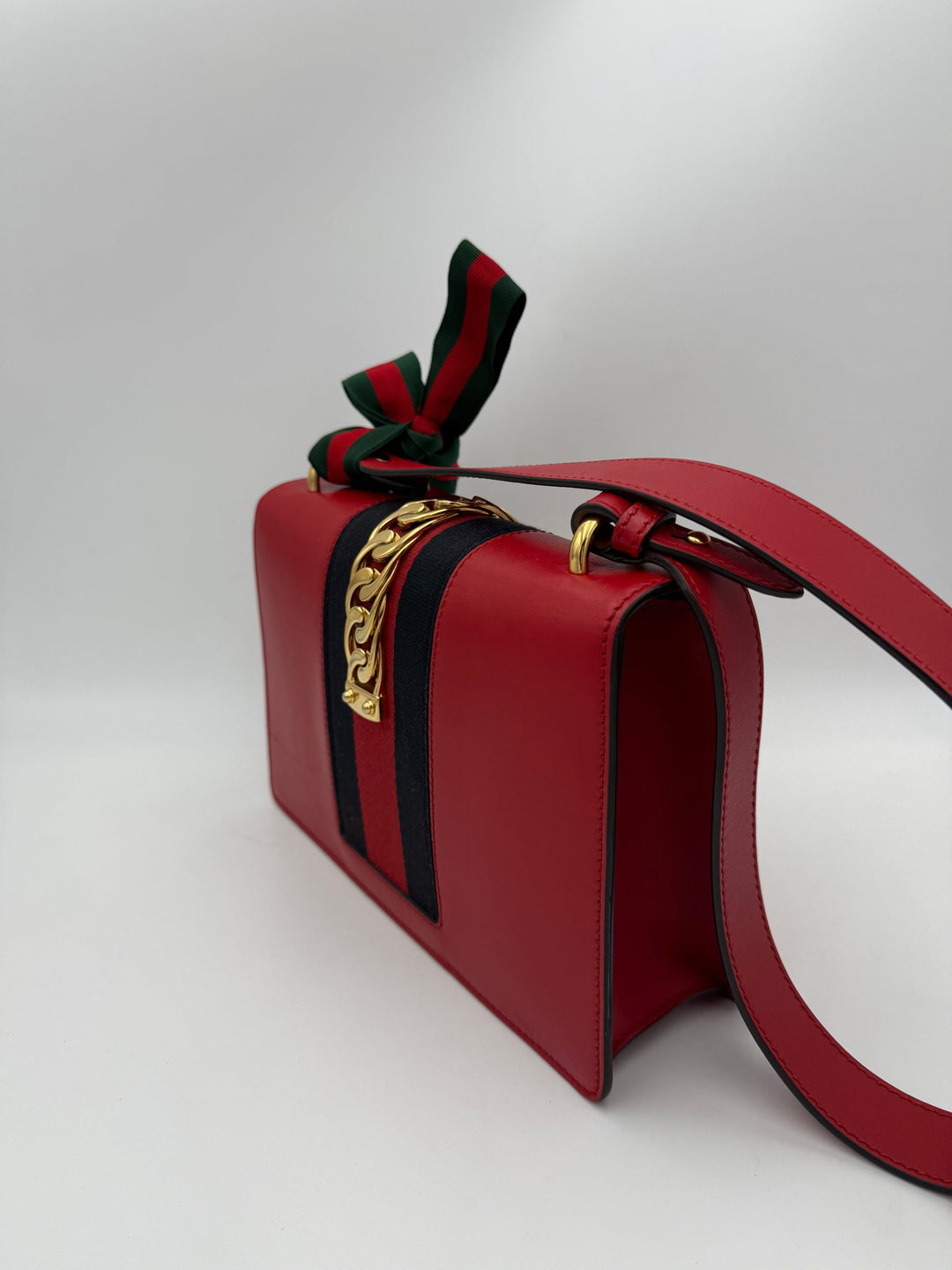 GUCCI SYLVIE Red Handbag Gucci