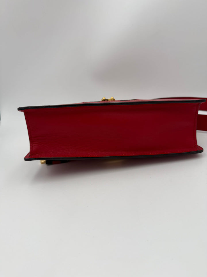 GUCCI SYLVIE Red Handbag Gucci
