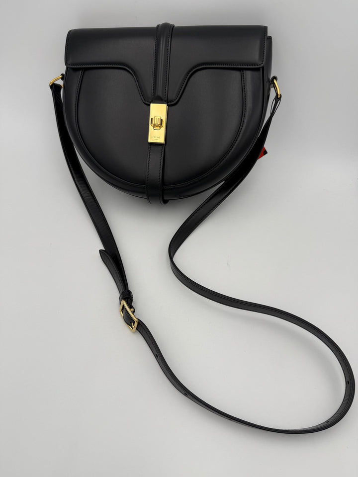 CELINE Sac 16 Besace Black Large Bag Celine
