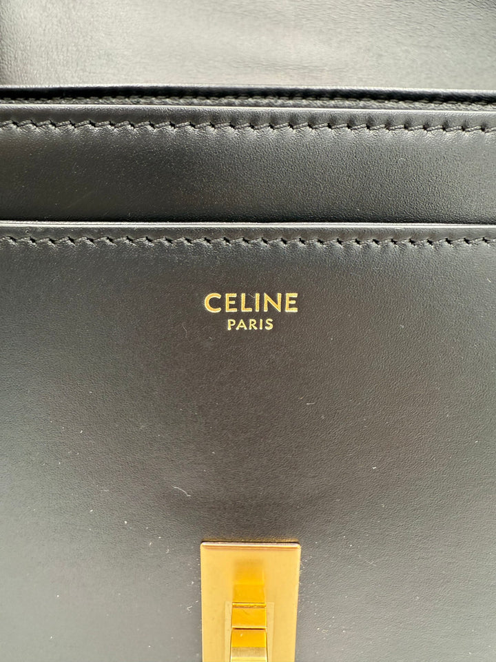 CELINE Sac 16 Besace Black Large Bag Celine