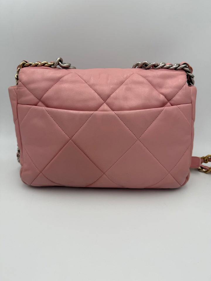 CHANEL 19 Medium Pink Handbag Chanel