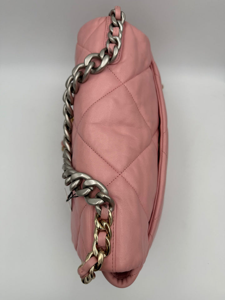 CHANEL 19 Medium Pink Handbag Chanel
