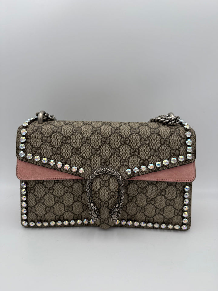 GUCCI DIONYSUS GG Supreme with Brilliants Handbag Gucci