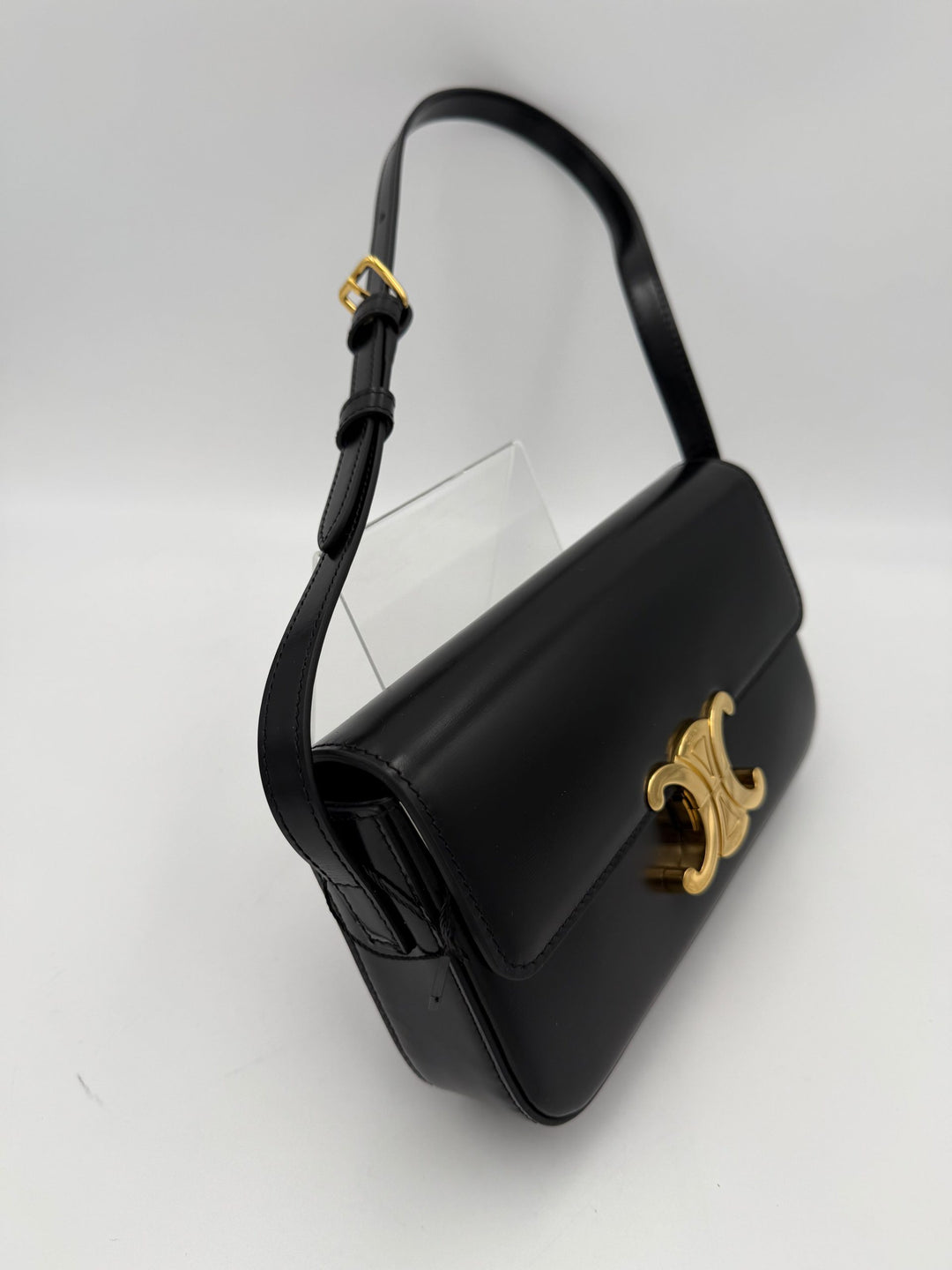 CELINE CLAUDE TRIOMPHE Black Handbag Celine