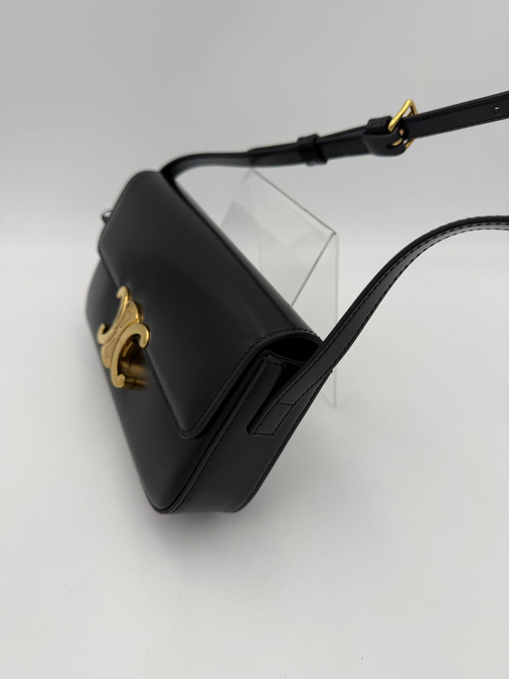 CELINE CLAUDE TRIOMPHE Black Handbag Celine