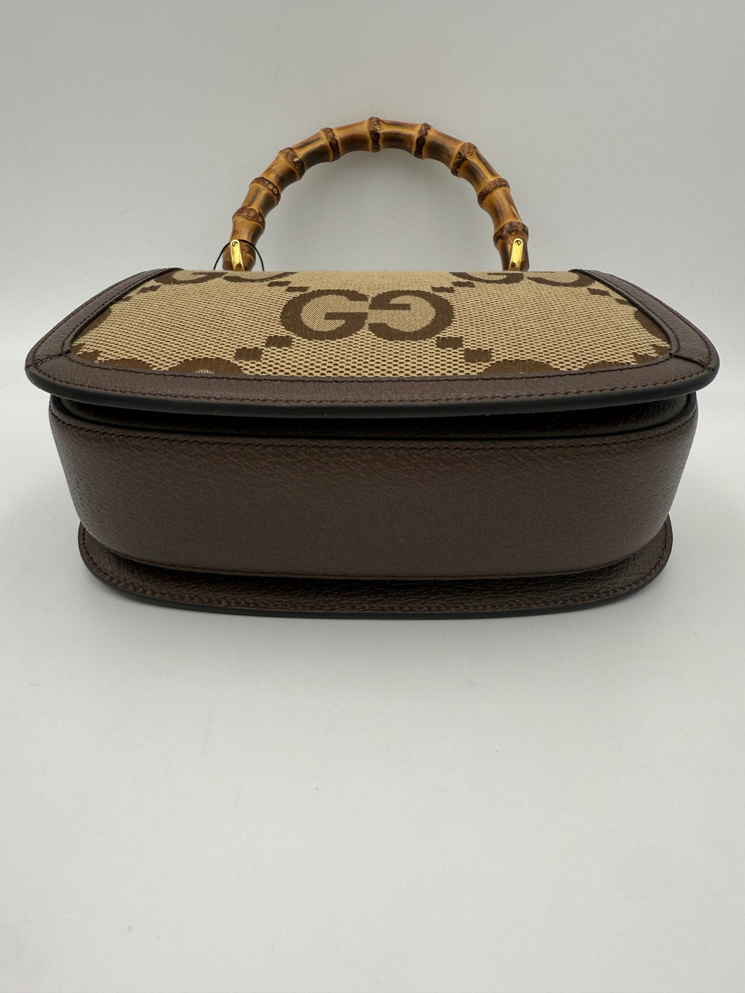 GUCCI BAMBOO 1947 GG Canvas Handbag Gucci