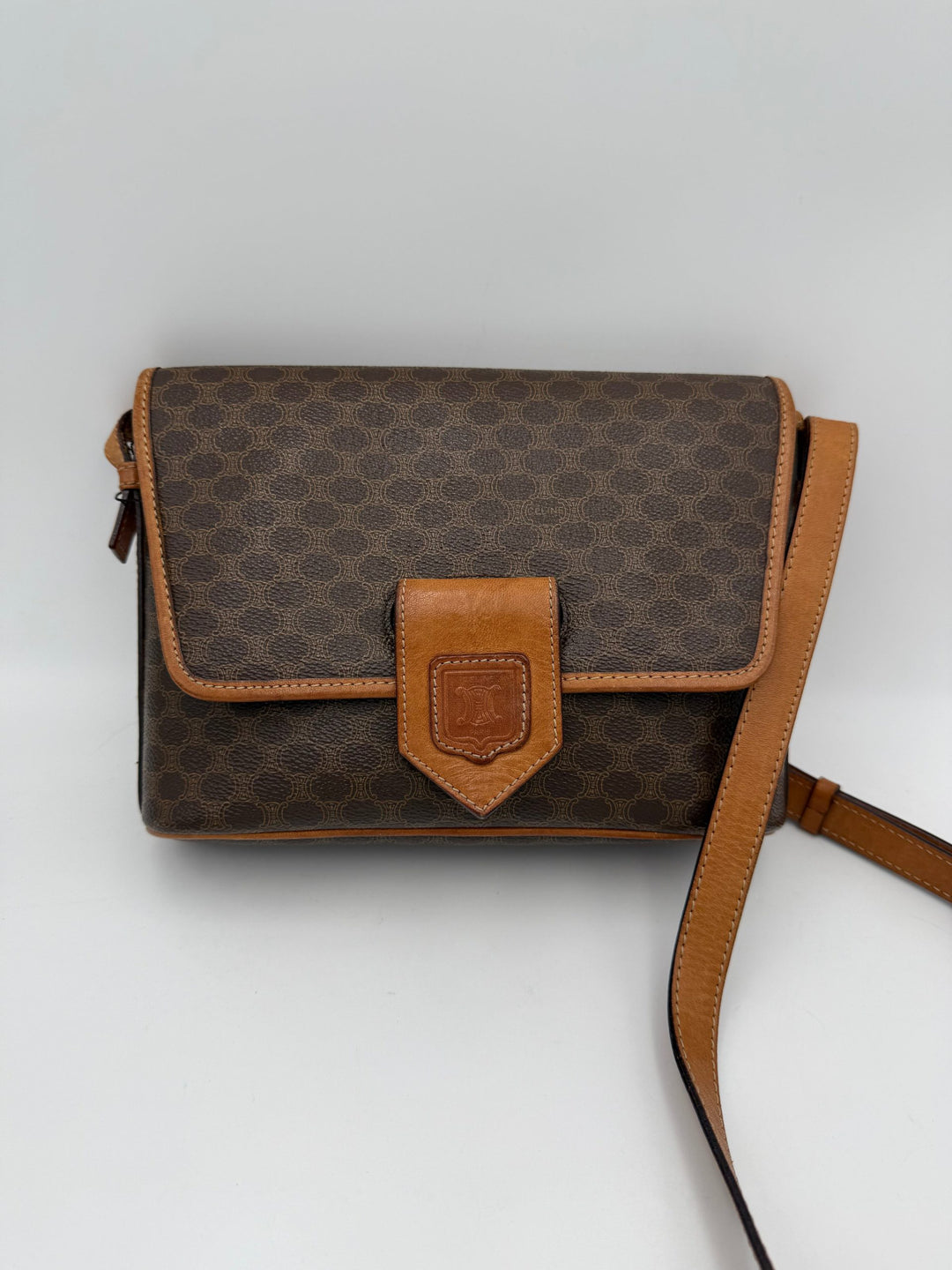 CELINE TRIOMPHE Vintage Monogram Handbag Celine