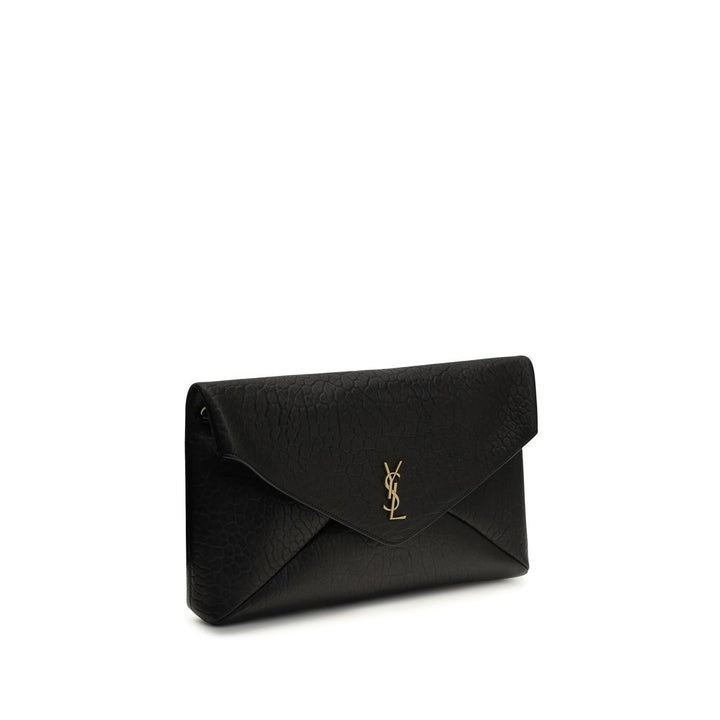 Black Lamb Ovis Aries Aries Shoulder Bag Saint Laurent