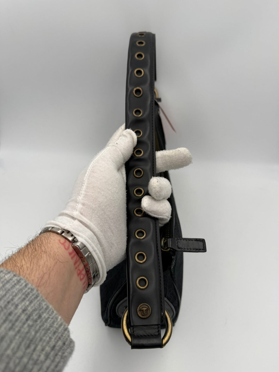 VERSACE Medusa Jacquard Shoulder Bag Versace