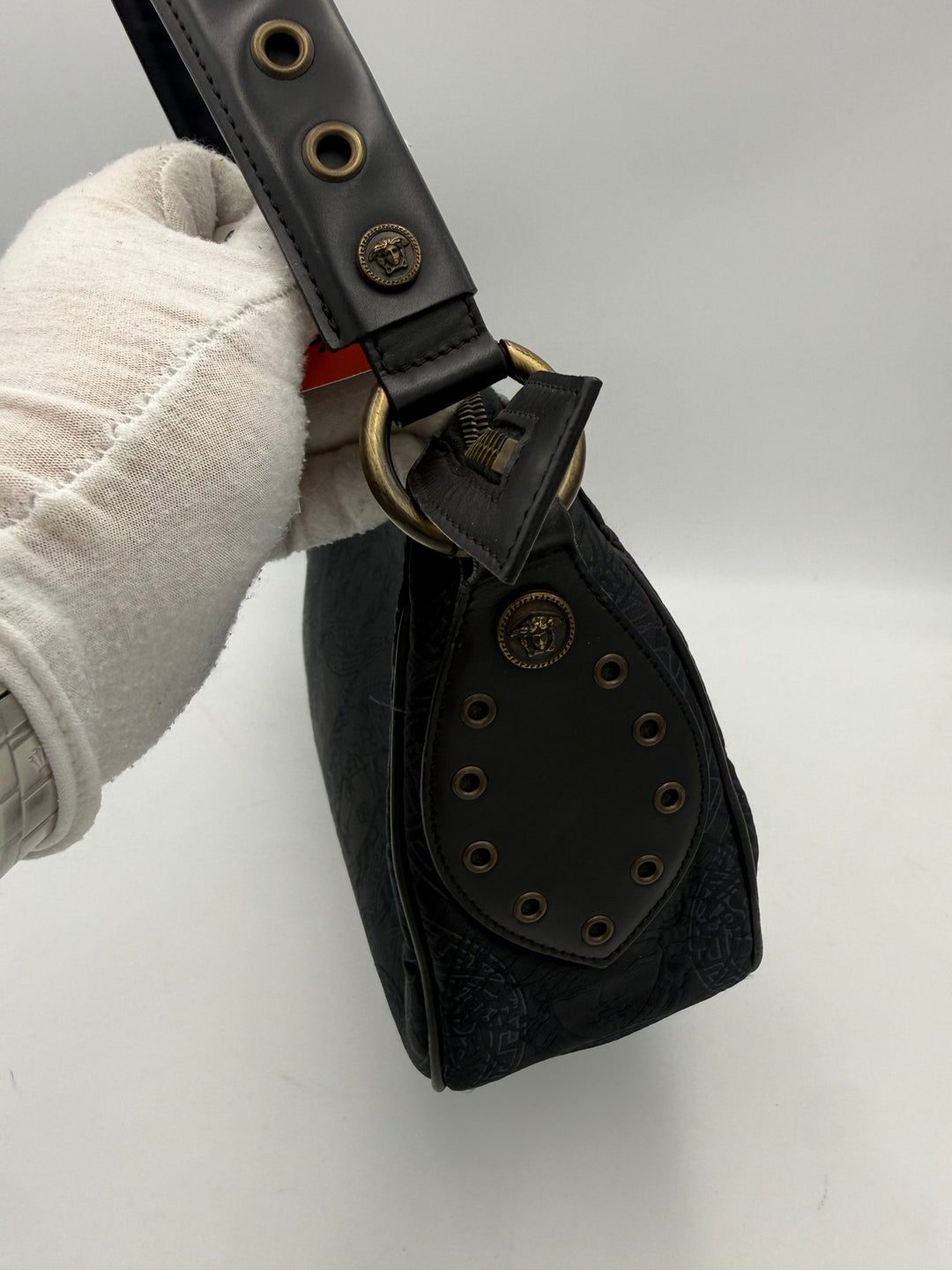 VERSACE Medusa Jacquard Shoulder Bag Versace