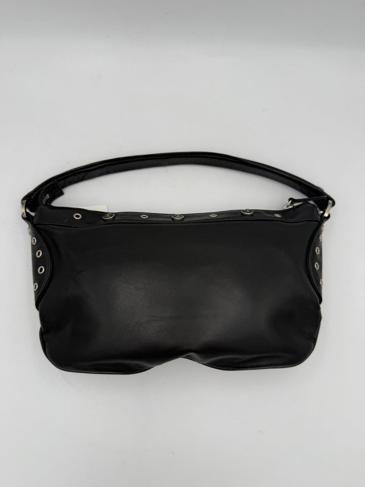 VERSACE Shoulder Bag in Studded Leather Versace