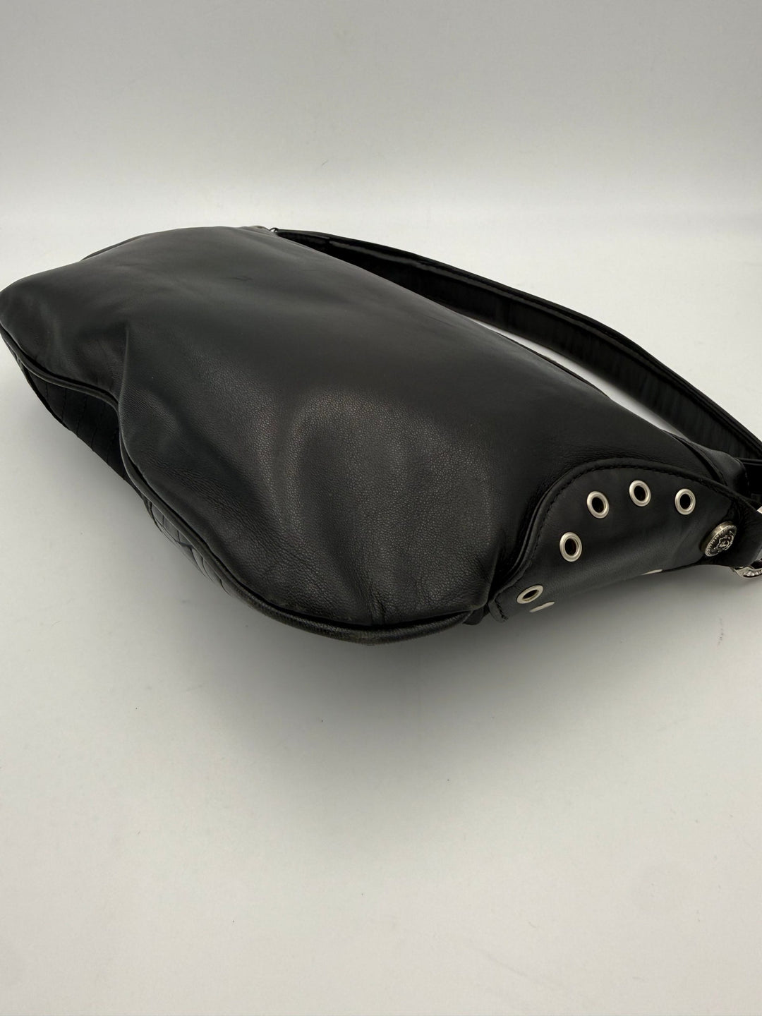 VERSACE Shoulder Bag in Studded Leather Versace
