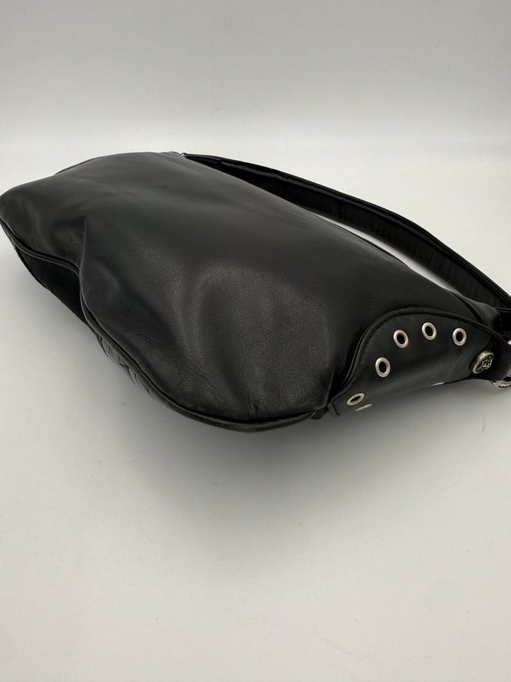 VERSACE Shoulder Bag in Studded Leather Versace