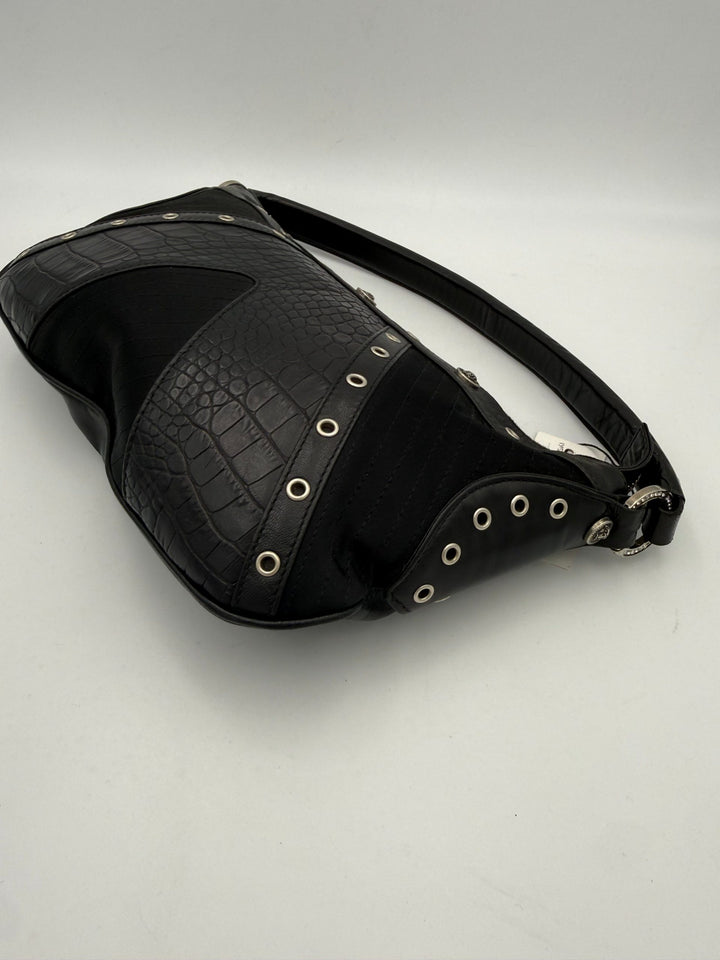 VERSACE Shoulder Bag in Studded Leather Versace