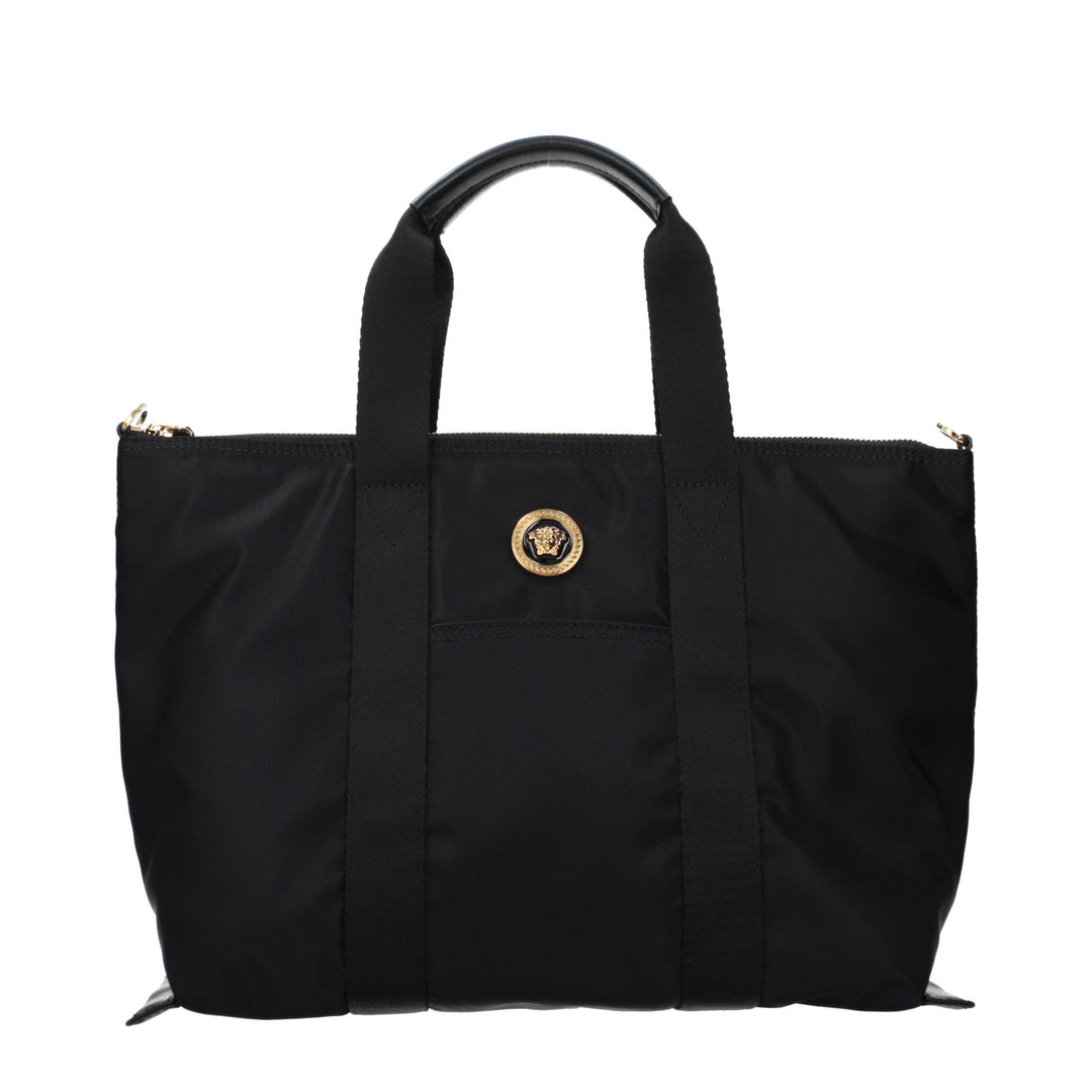 Black Nylon Handbag Versace