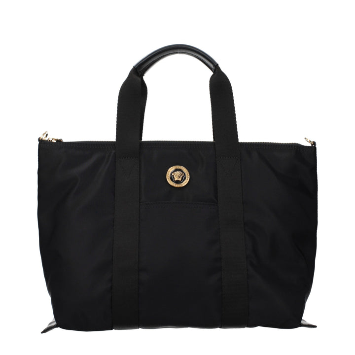 Black Nylon Handbag Versace
