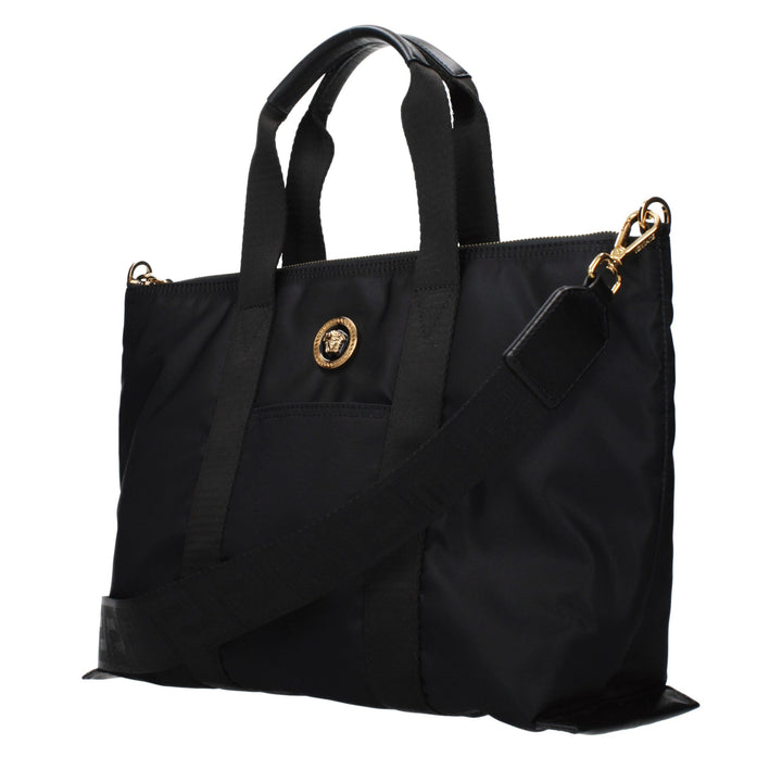 Black Nylon Handbag Versace