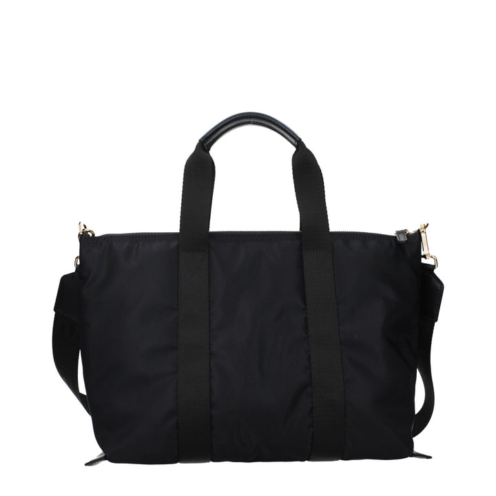 Black Nylon Handbag Versace