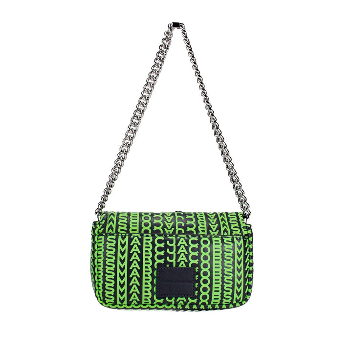 Marc Jacobs Neon Green The Monogram Leather J Marc Mini Shoulder Bag Crossbody Marc Jacobs
