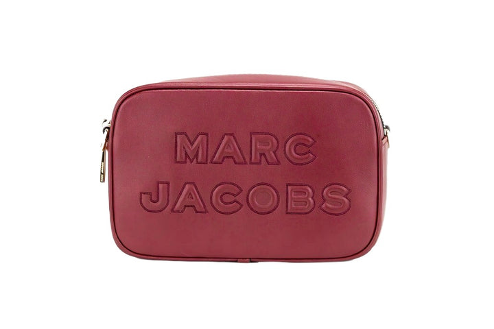 Marc Jacobs Flash Pomegranate Smooth Leather Embossed Camera Crossbody Bag Purse Marc Jacobs
