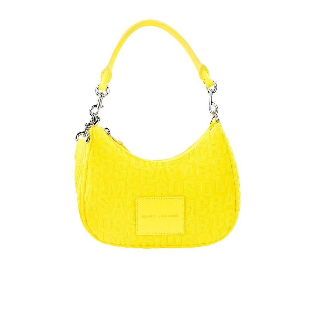 Marc Jacobs Monogram Terry Fabric Golden Kiwi Hobo Shoulder Bag Purse Marc Jacobs