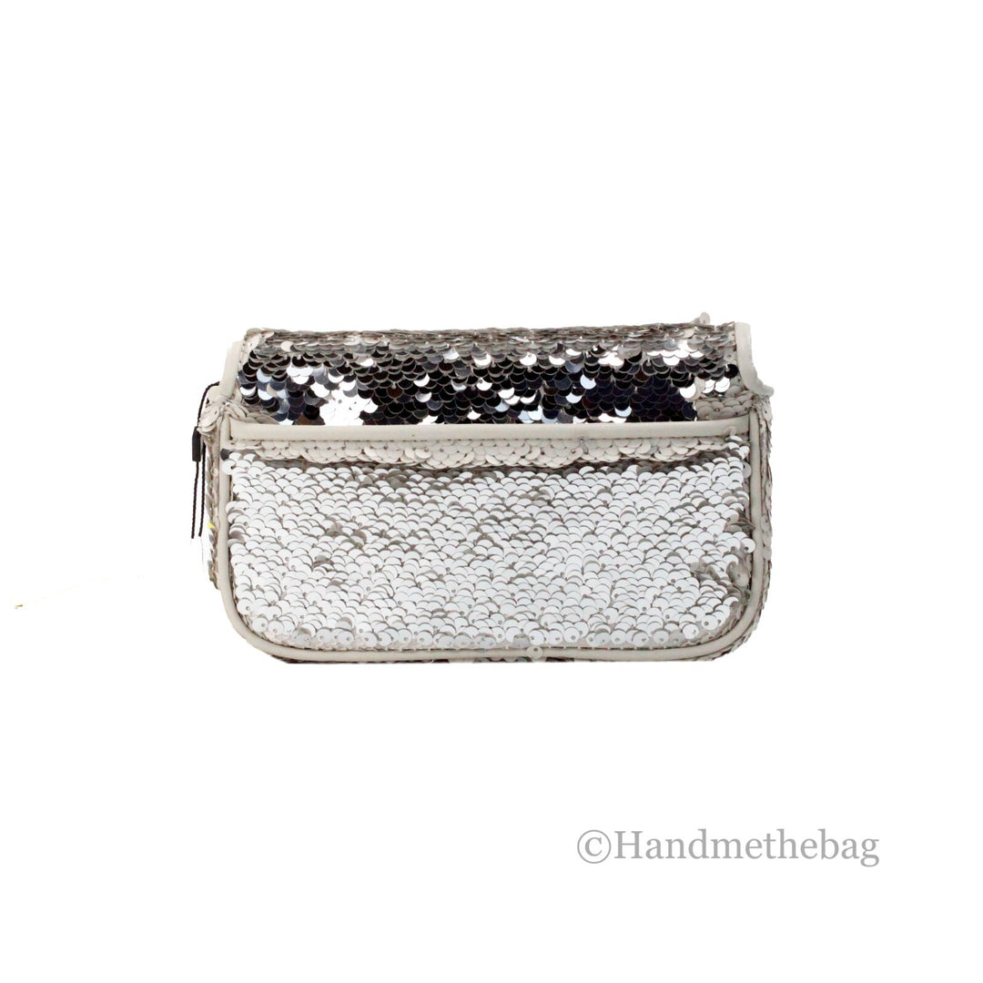 Marc Jacobs The Mini J Marc Shoulder Bag Cream Sequined Crossbody Bag Marc Jacobs