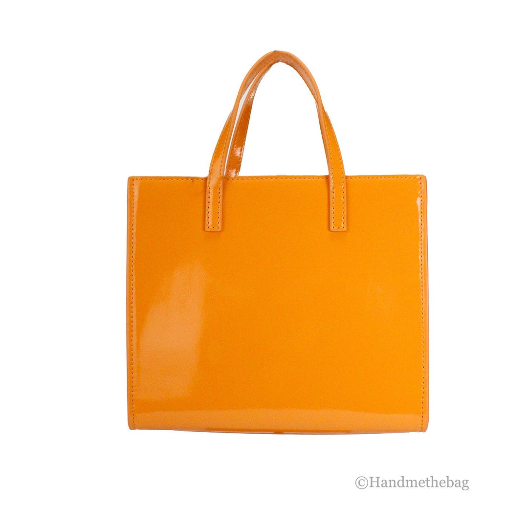 Marc Jacobs Mini Grind Scorched Patent Leather Crossbody Tote Bag Purse Marc Jacobs