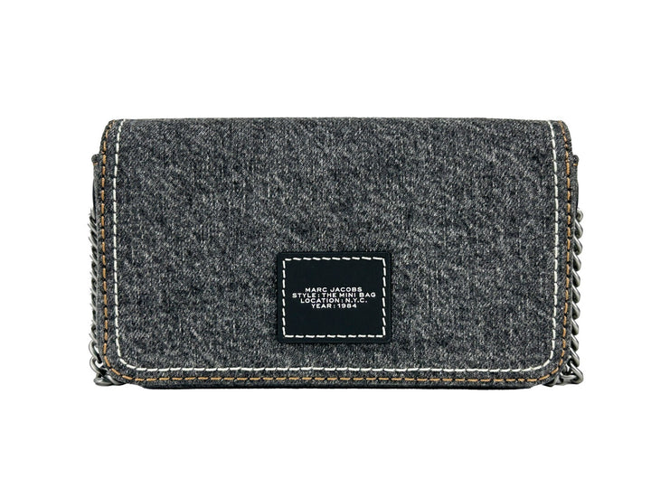 Marc Jacobs The Denim Chain Mini Bag - Black Wash Marc Jacobs