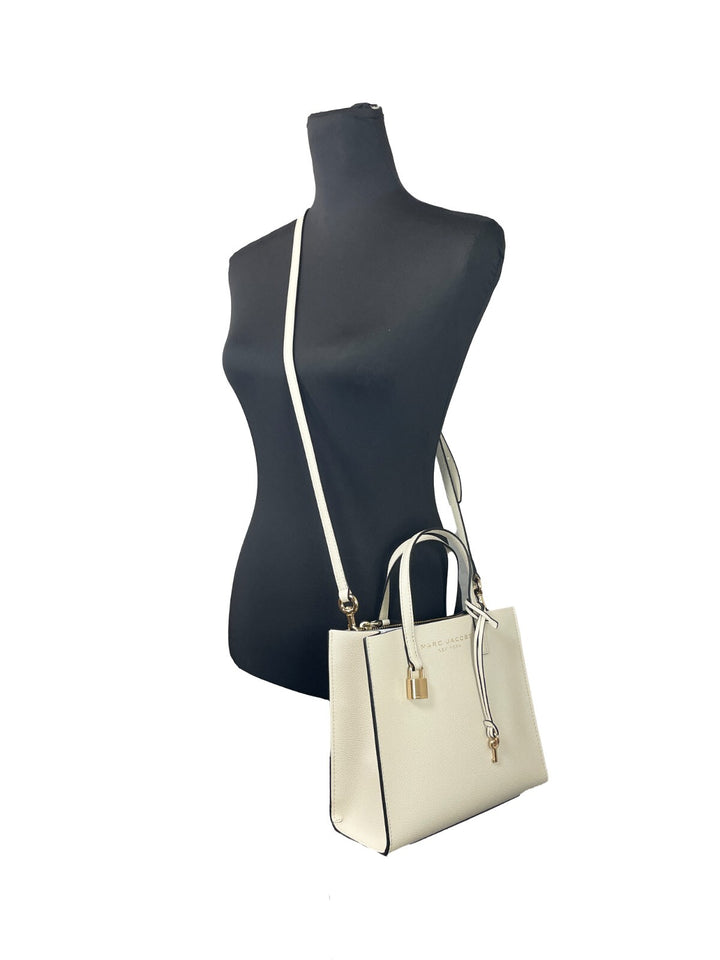 Women'S Mini Pebbled Tote - Marshmallow Marc Jacobs