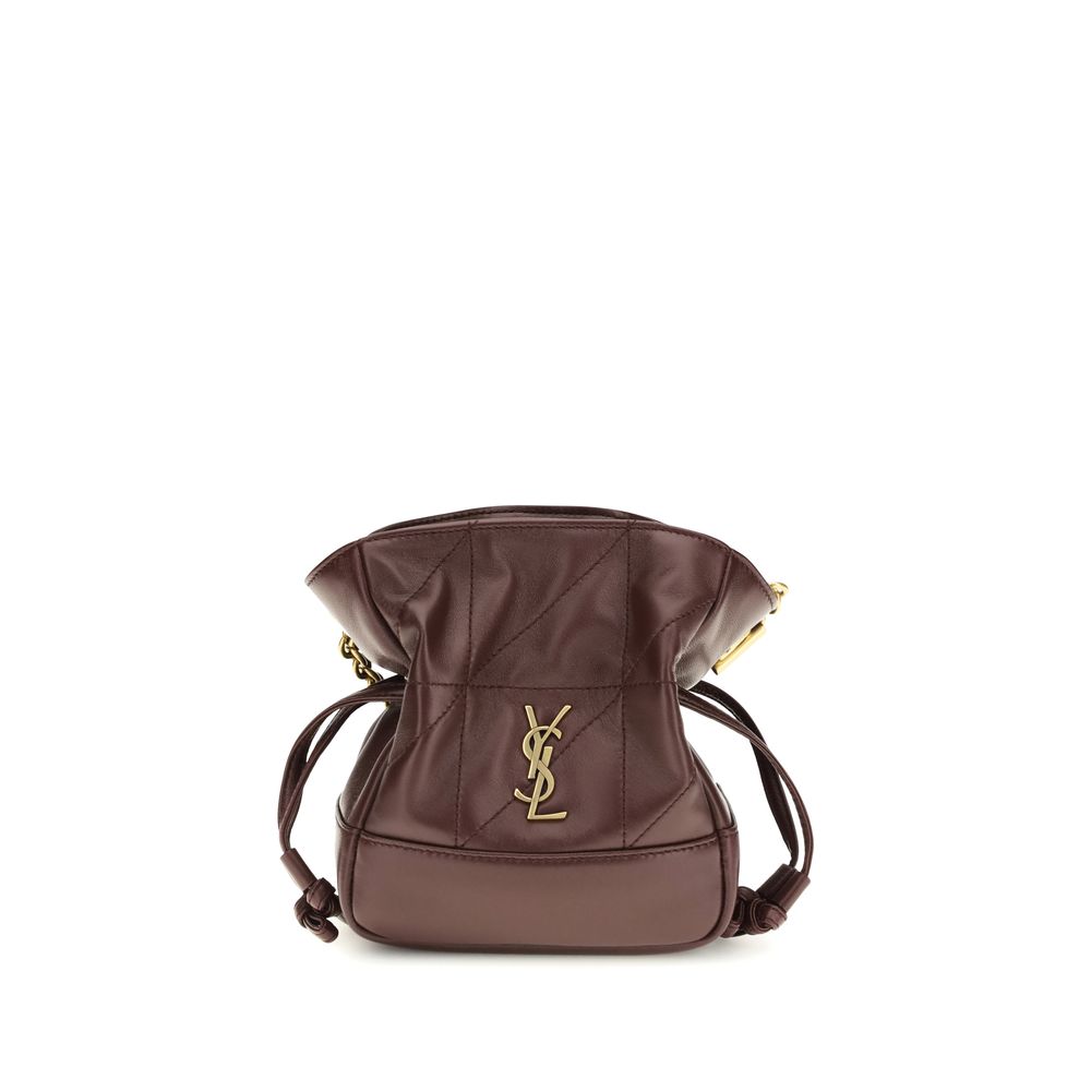Bordeaux Lamb Ovis Aries Aries Clutch Bag Saint Laurent