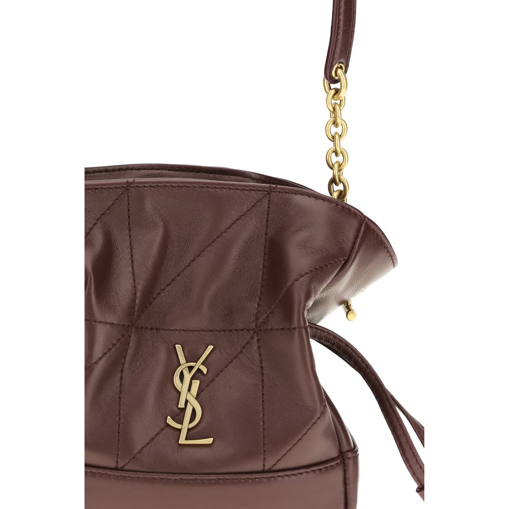 Bordeaux Lamb Ovis Aries Aries Clutch Bag Saint Laurent