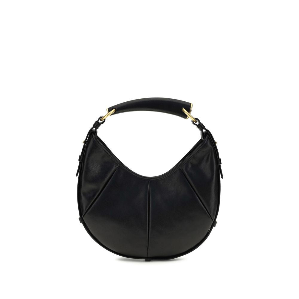 Black Calf Leather Bos Taurus Shoulder Bag Saint Laurent