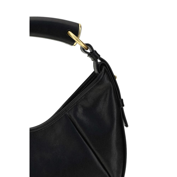 Black Calf Leather Bos Taurus Shoulder Bag Saint Laurent