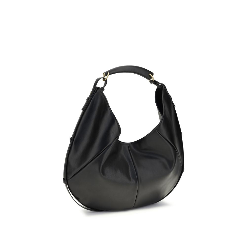 Black Calf Leather Bos Taurus Shoulder Bag Saint Laurent
