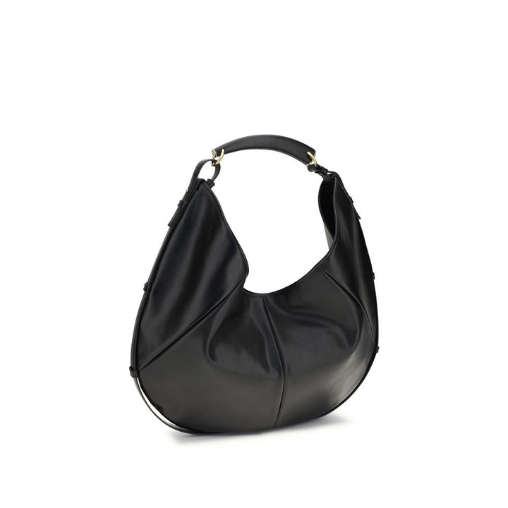 Black Calf Leather Bos Taurus Shoulder Bag Saint Laurent