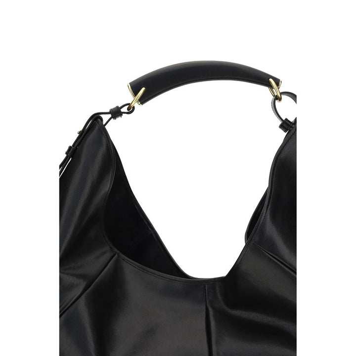 Black Calf Leather Bos Taurus Shoulder Bag Saint Laurent