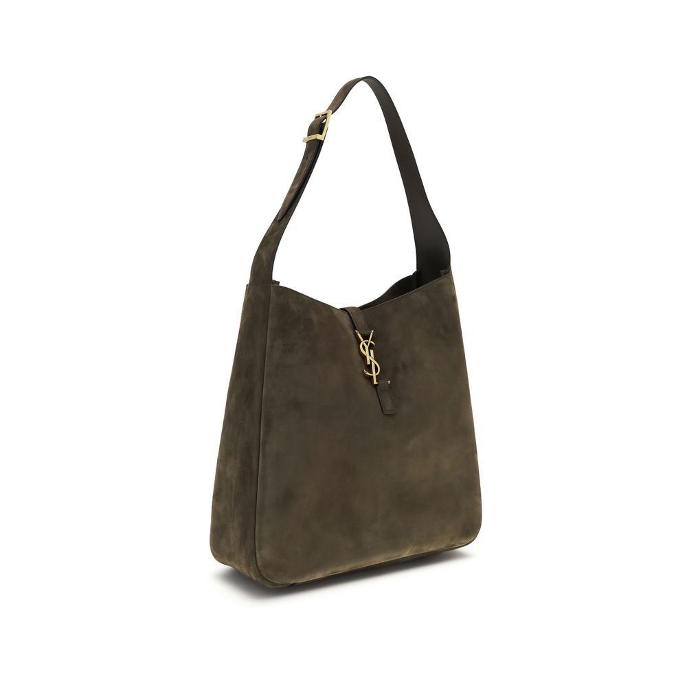 Bicolor Calf Leather Bos Taurus Shoulder Bag Saint Laurent