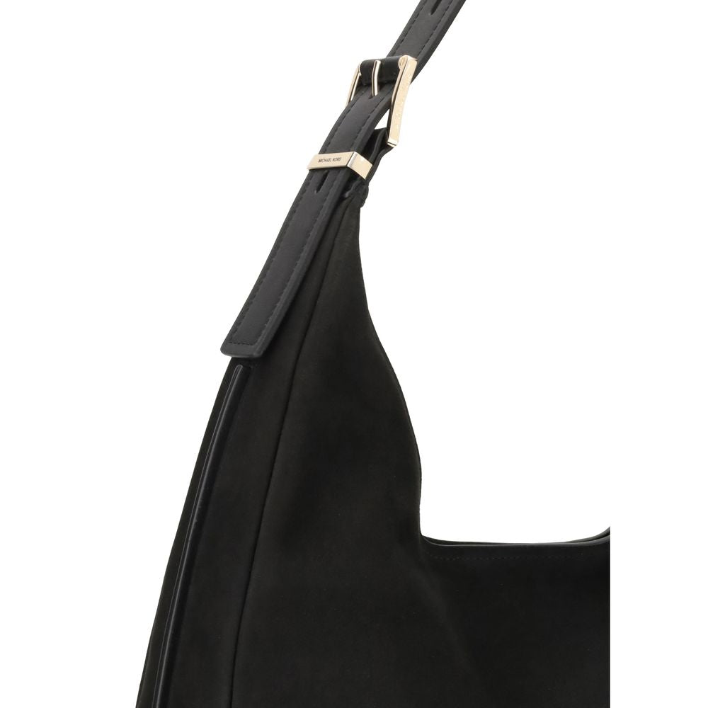 Black Calf Leather Bos Taurus Shoulder Bag Michael Kors