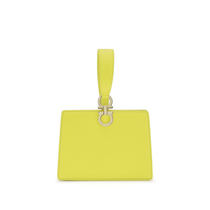 Bicolor Calf Leather Bos Taurus Clutch Bag Ferragamo