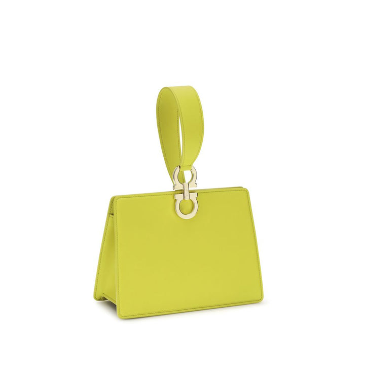 Bicolor Calf Leather Bos Taurus Clutch Bag Ferragamo