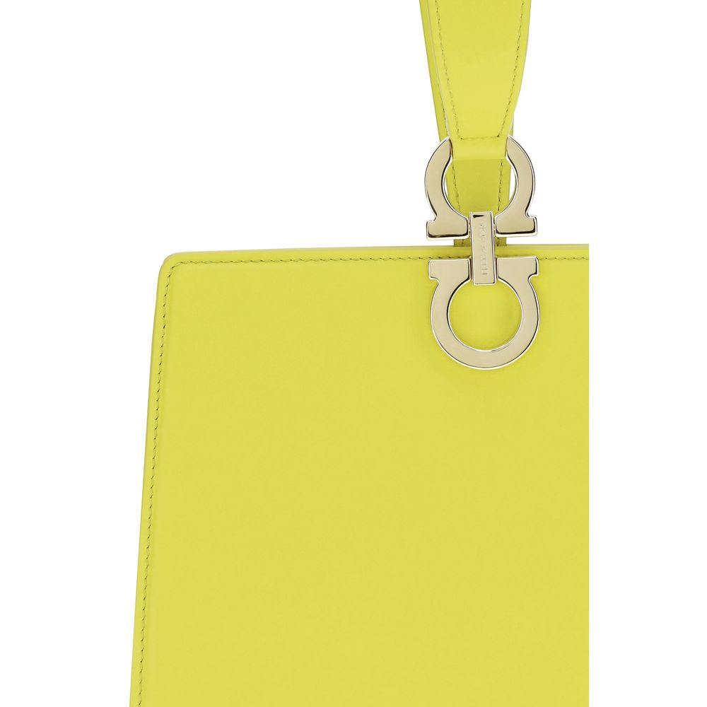 Bicolor Calf Leather Bos Taurus Clutch Bag Ferragamo